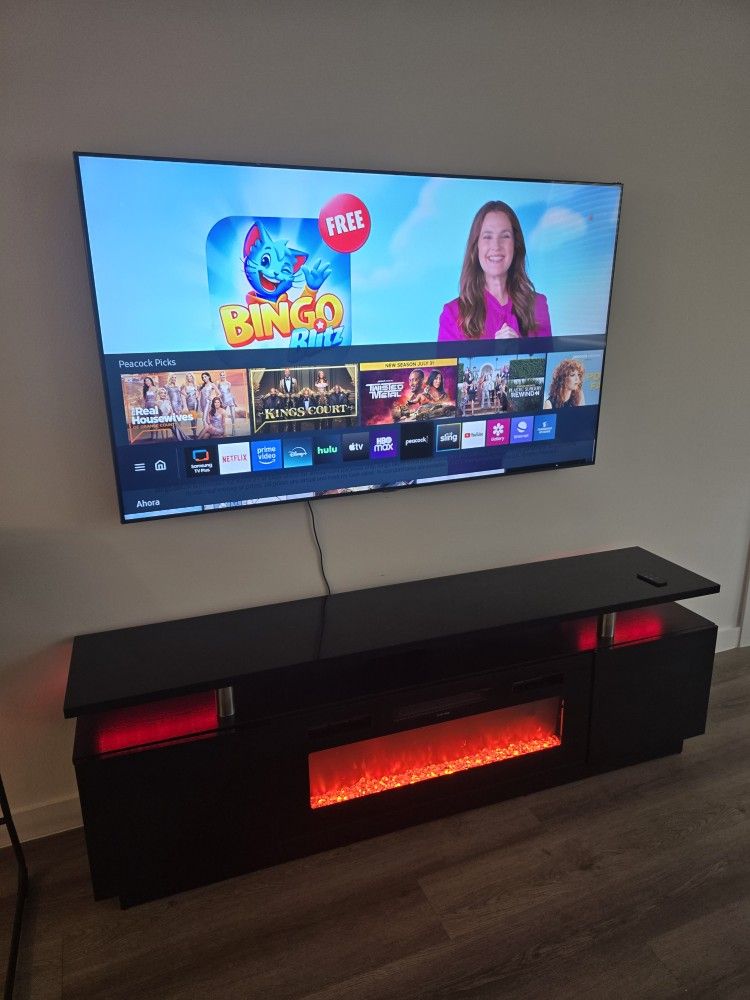 Mueble Para Tv Con Su Chimenea Incluida Furniture