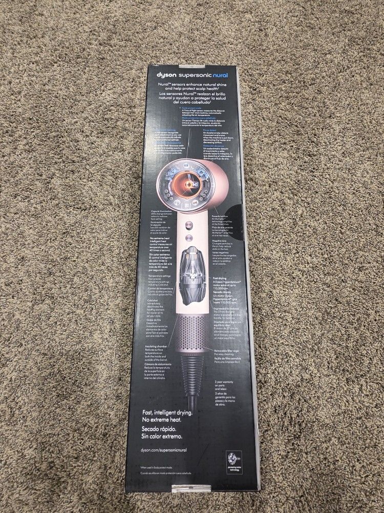Dyson Supersonic Nural ~ New Sealed Amazon $499 ~ 100% Authentic Or Free