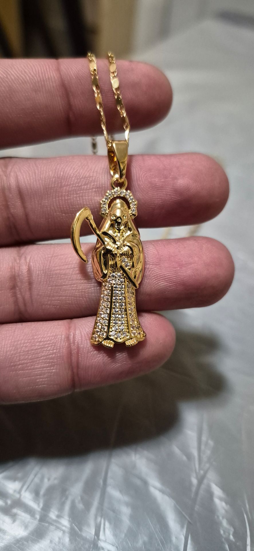 Santa muerte chain