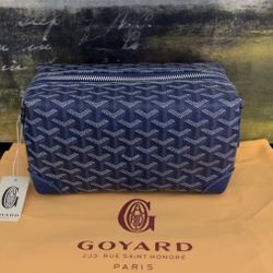Designer Navy Blue Men’s Toiletry Bag 