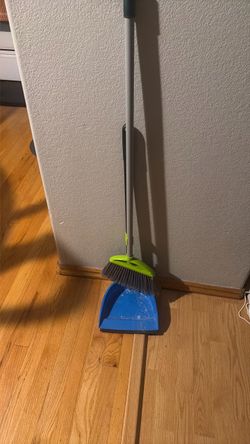 Broom and dust pan