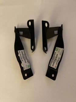 03-08 HONDA PILOT PAIR OF HOOD HINGES BLACK 2PCS