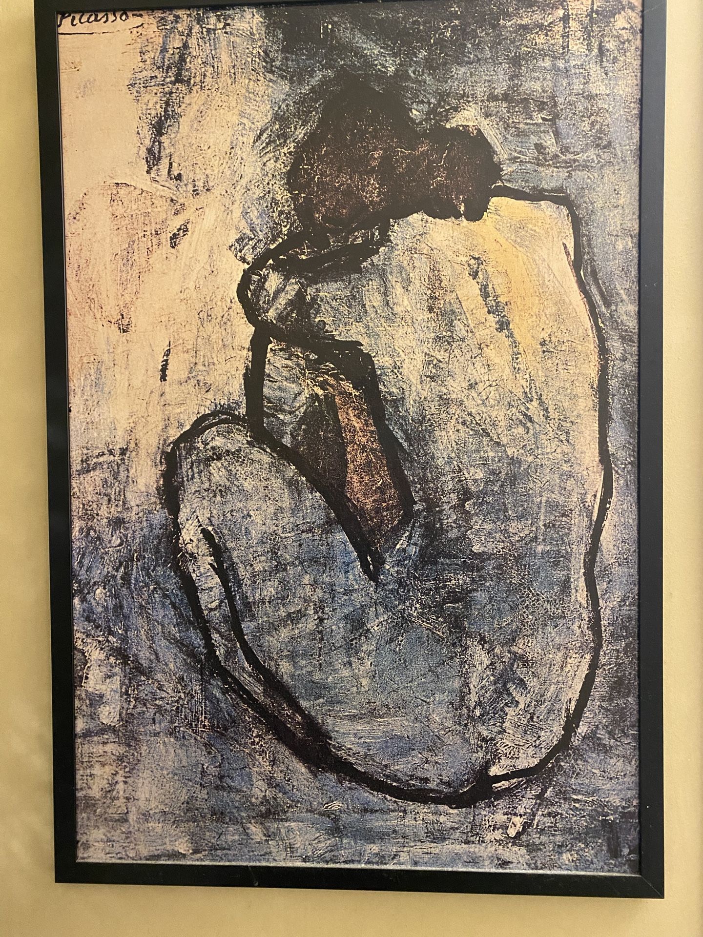 The Blue Lady Framed Picture