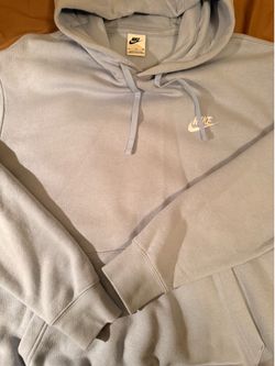 XL Nike light blue hoodie