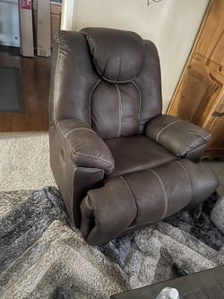 Ashley Leather Power Recliner