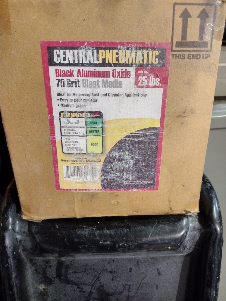 Black Aluminum Oxide 70 Grit Blast Media