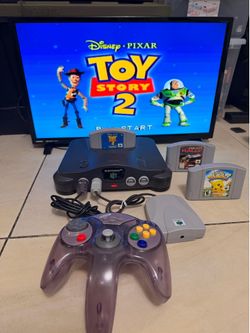 Nintendo 64 N64 Console Bundle Tested – Intec Controller, 3 Authentic Games, Ready to Play