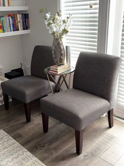 Armless Accent Chairs (Set of 2)