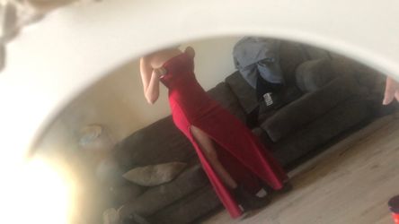 Red dress