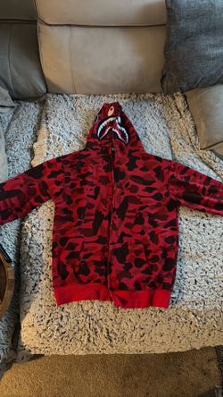 Red Bathing Ape Hoodie