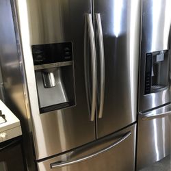 Samsung Refrigerator. French Door Stainless Steel 