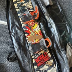 World industries snow board with union bindings 