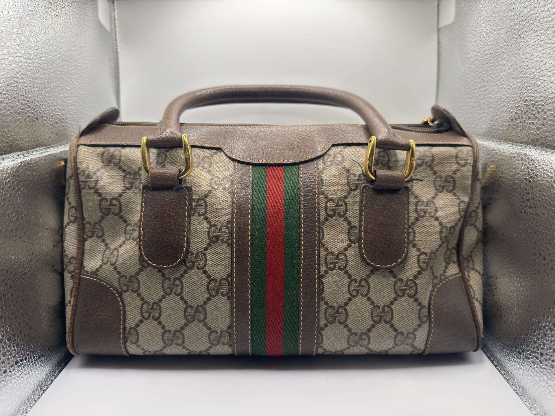 Vintage Gucci GG Boston Bag