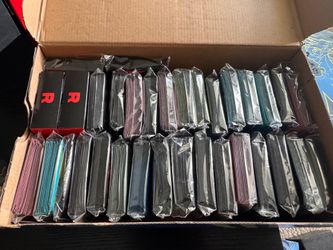 Pokemon card sleeves from ETBs
