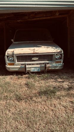 Chevrolet pickup and a ford bronco for sale