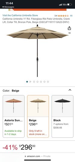 California Umbrella Patio Outdoor