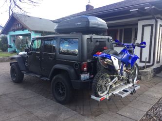 Motorcycle rack for online jeep wrangler