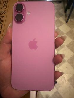 iPhone 16 plus pink