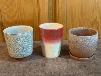 Ceramic Pots…$10 Each