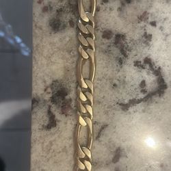 14K Cuban Link Solid Gold Bracelet