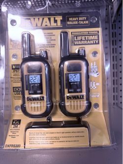 Dewalt Heavy Duty Walkie Talkie