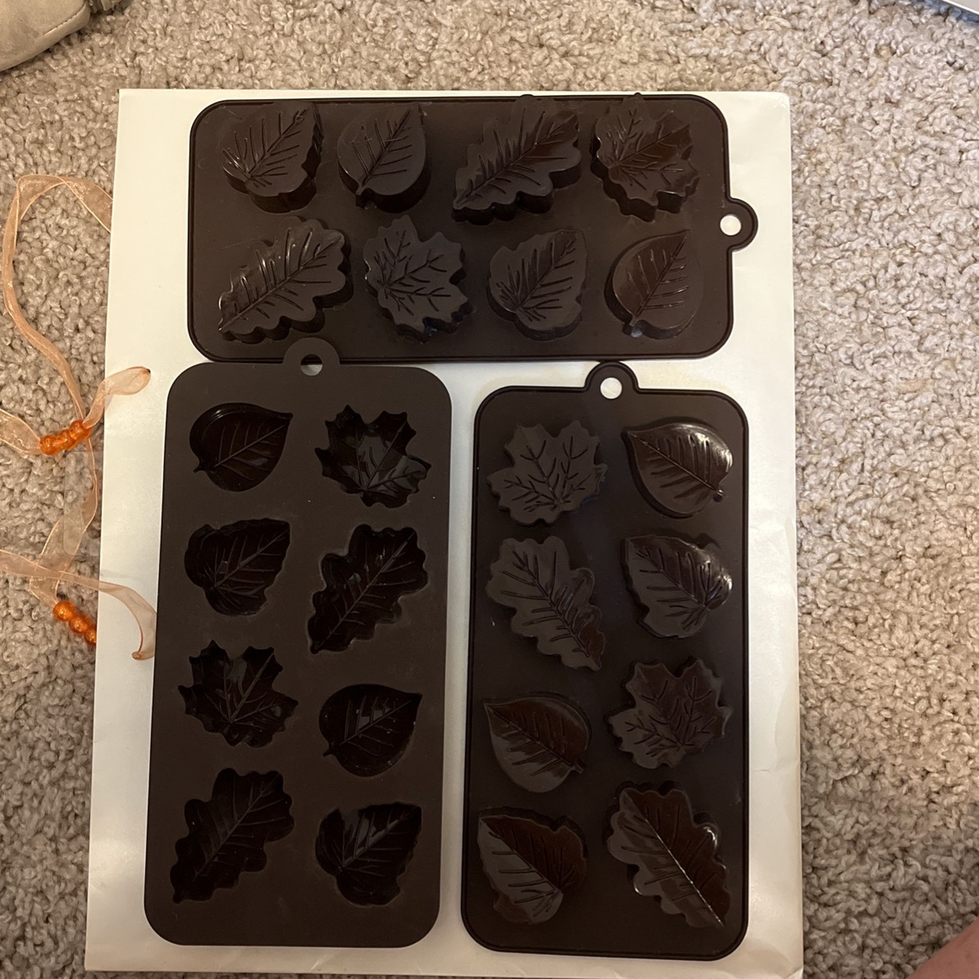 Autumn Leaves Silicon Molds (Wax, Soap, Chocolate)