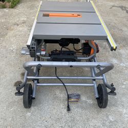 Ridgid Table Saw 15 Amp New 