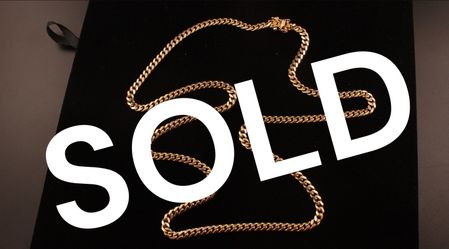 30.9gm 14k Gold - cuban link chain