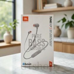 JBL Tune 110BT Wireless Earbuds, Pure Bass Sound, 6-Hour Battery
