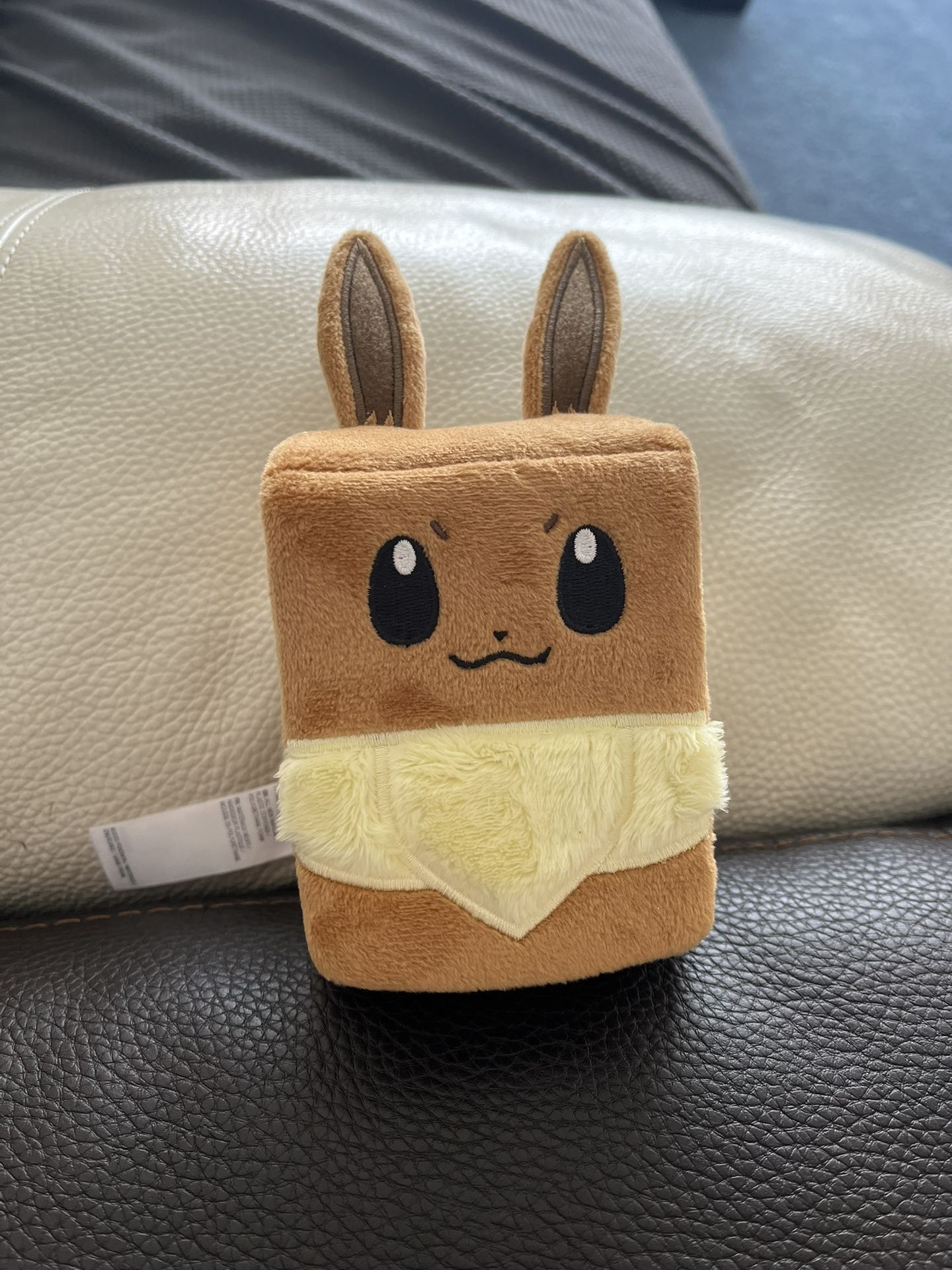 Pokémon Plush Eevee Card Game Center Deck Box Case