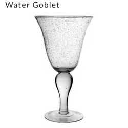 Hand Made Water Goblets 