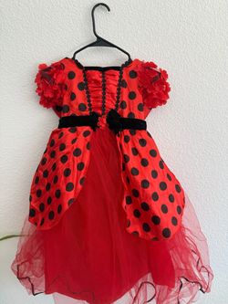 Girls Ladybug Costume Dress