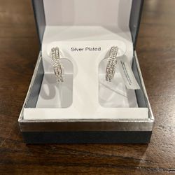 And Now This. Silver Plated Earings