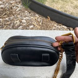 Black & Gold Small Pouch Bag 