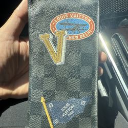 Louis Vuitton LV Portefeuille Brazza Damier Graff League Long Wallet with COA