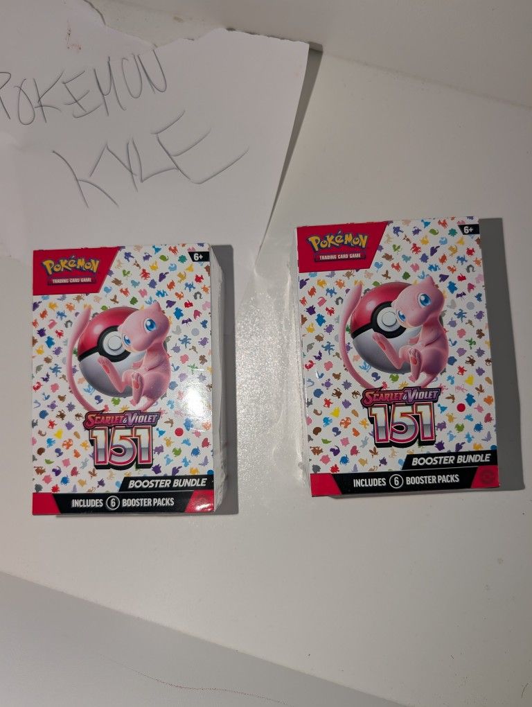 🔥 Pokémon Scarlet & Violet: 151 Booster Bundles – Sealed (2 Available) 🔥