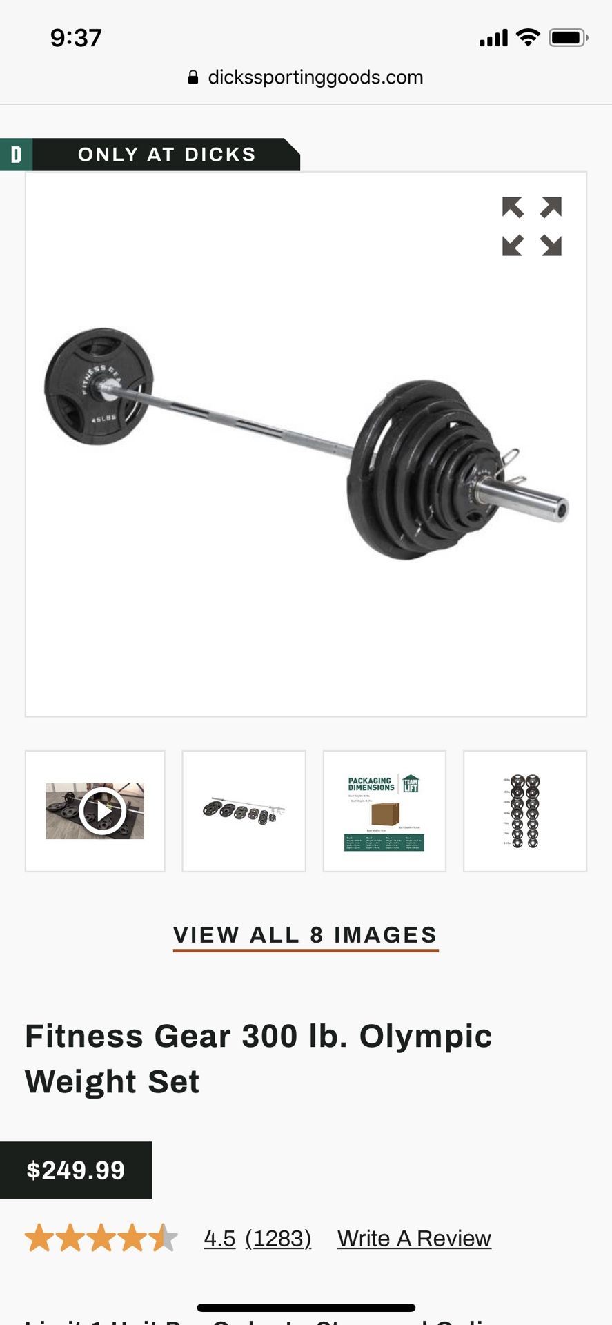 Brand New weights set