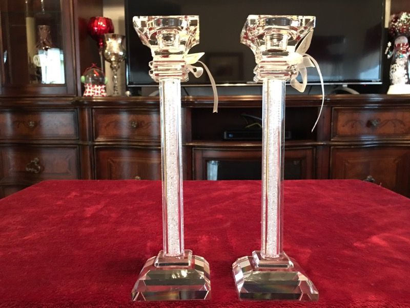 VIDALI COLLECTION CANDLEHOLDERS! BRAND NEW! I WILL SELL ONE!!!! SPARKLES ALSO!