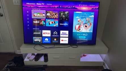 White Gloss LED TV Stand (60 Inch)