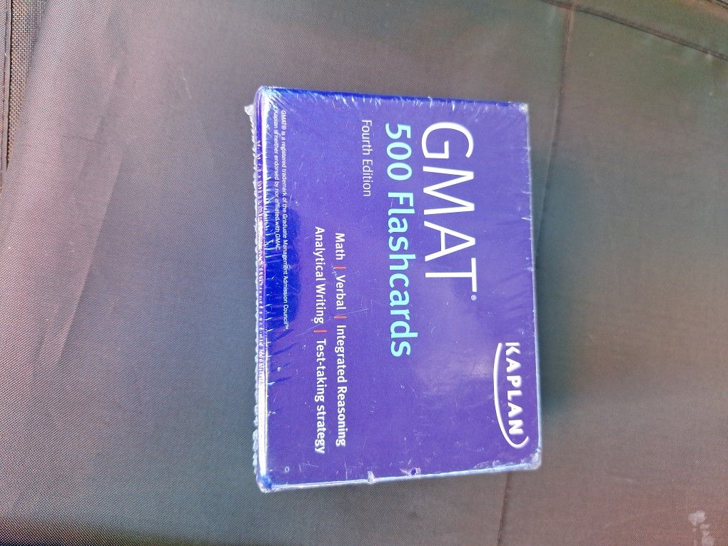 Kaplan GMAT card's 