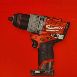 Milwaukee M12  Fuel Hammer Drill With 4.0ah Battery And Charger