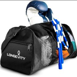 Breathable Duffel Bag for Sweaty Clothes and Equipment, Workout Bag, Gym Bag