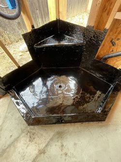 Shower Pan With Bench!