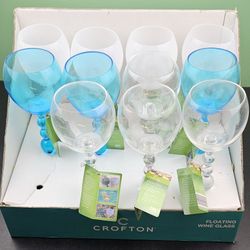 Crofton Floating Wine Glasses X11 