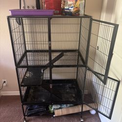 Two Story Animal Cage