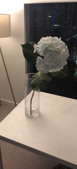 Vase + flowers