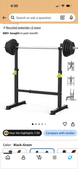 Multi-Functional Workout Squat Rack