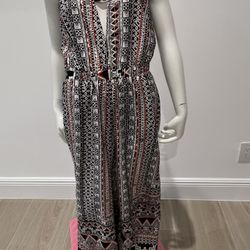TRUE DESTINY Juniors Wide Leg Jumpsuit Size Med