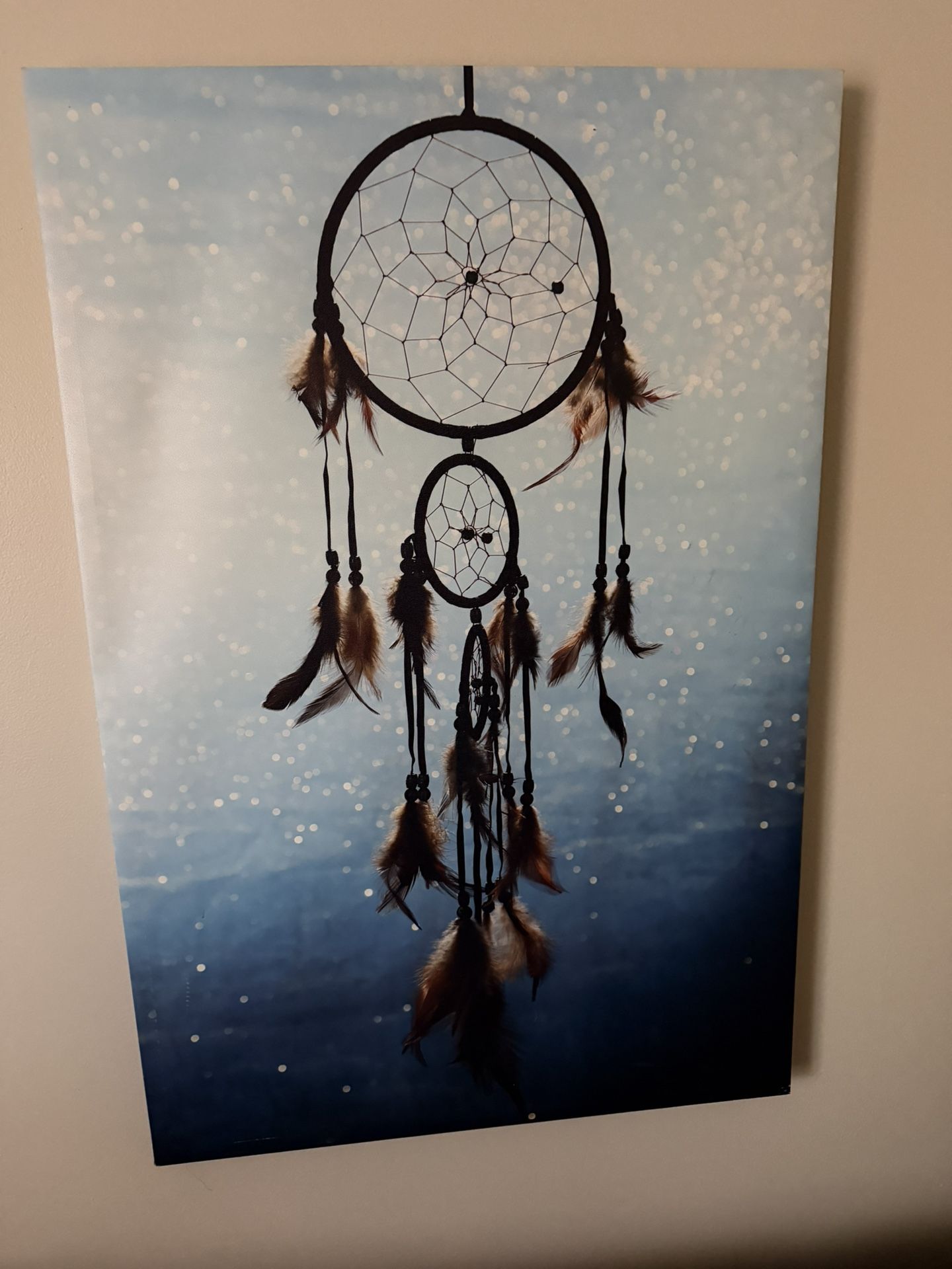 Beautiful dreamcatcher wall art canvas