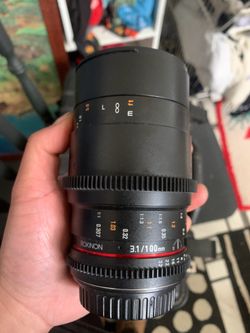 Rokinon 100mm T3.1 Macro Cine DS Lens for Canon EF Mount